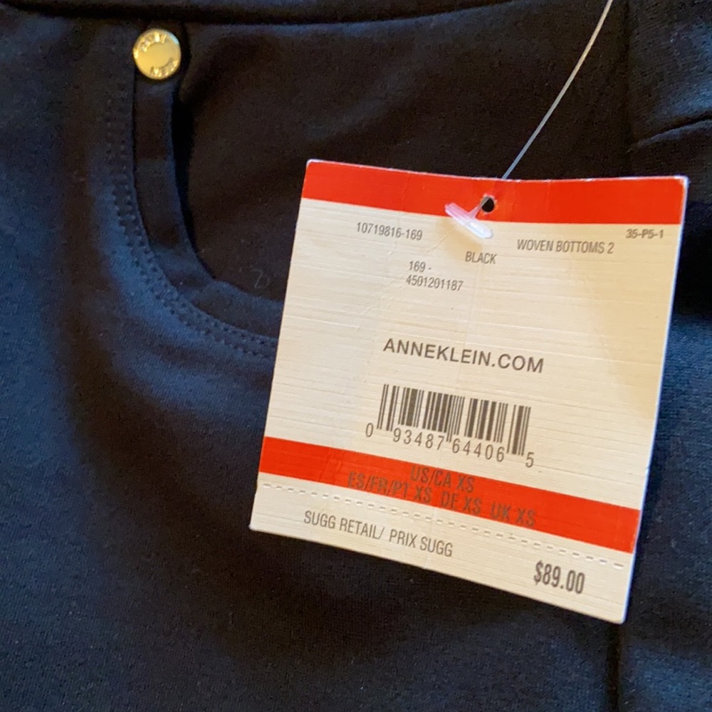 Anne Klein- NWT Black Slimming Dress Pants - Picture 2 of 5